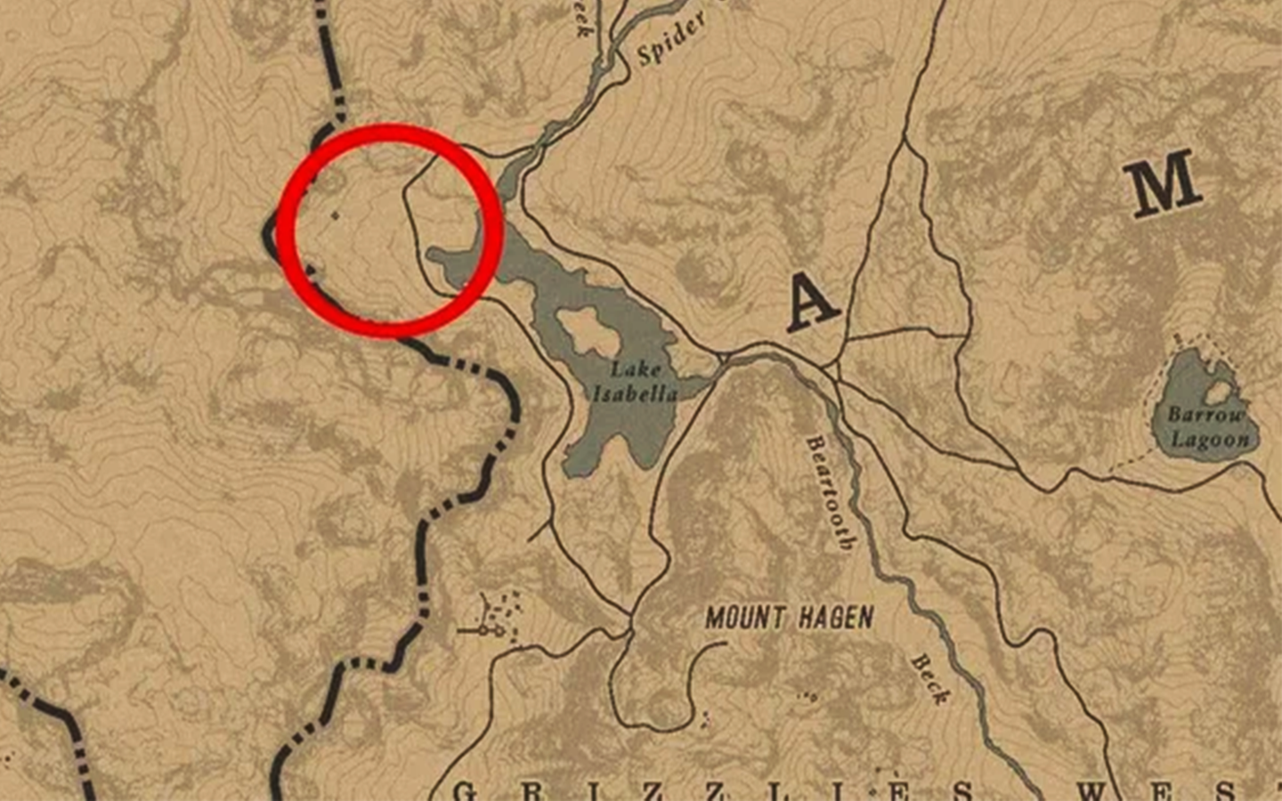RDR2- مکان اسب سفید عرب