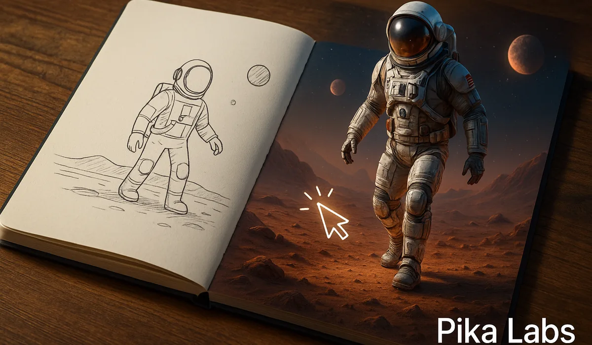 Pika_Labs_تبدیل_ایده_خام_به_ویدیوی_سینماتیک_با_یک_کلیک