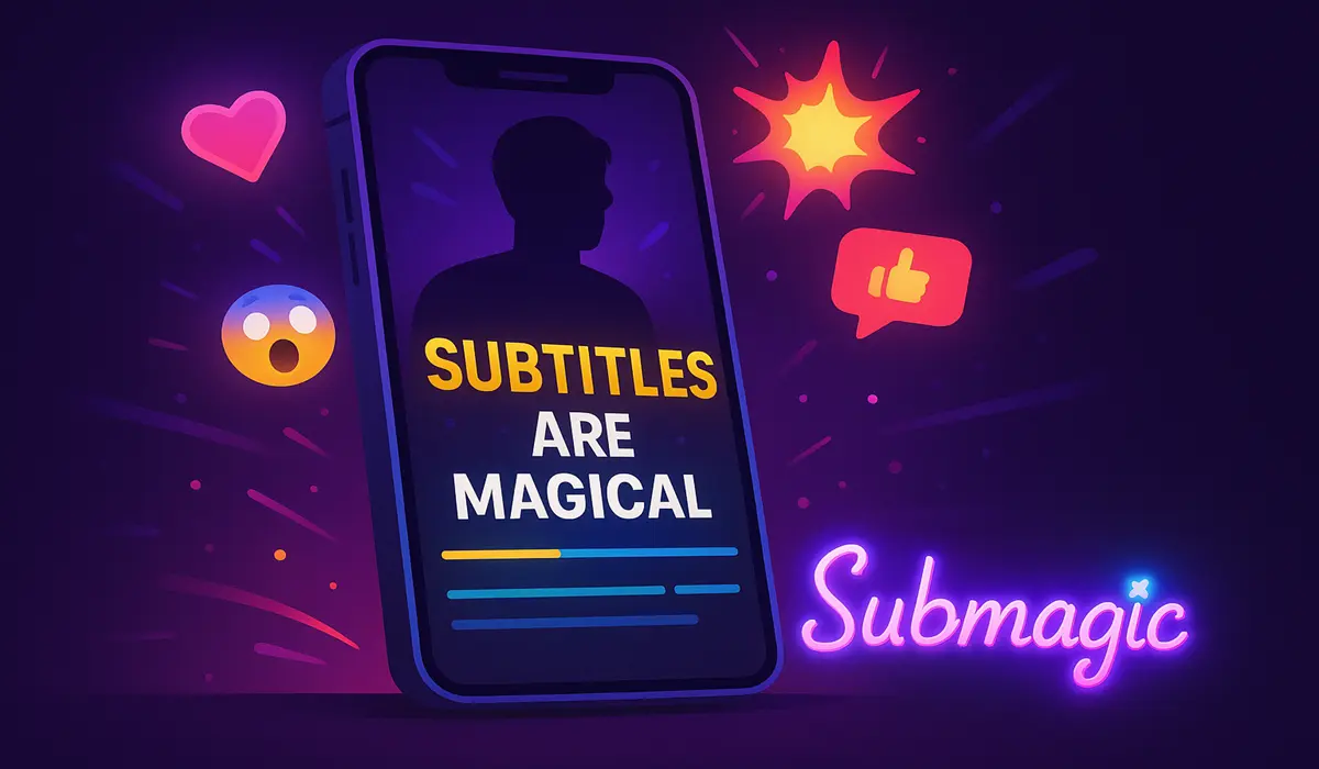 جادوی_Submagic_زیرنویس_متحرک_با_ایموجی_و_افکت_صوتی_AI